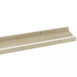 2 db fehér és sonoma tölgy színű fali polc 115 x 9 x 3 cm