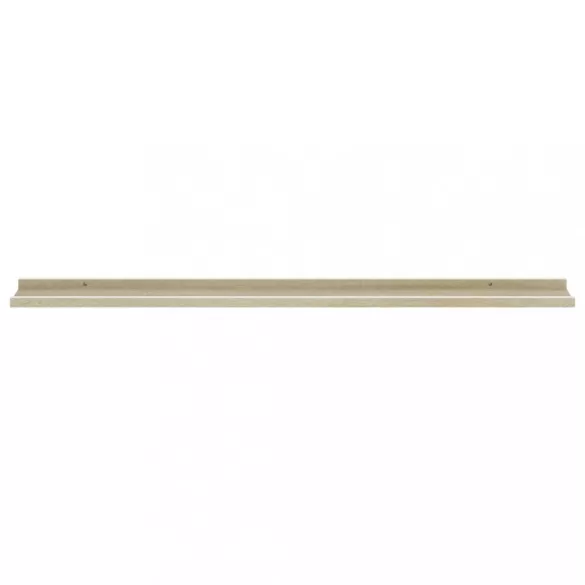 4 db fehér és sonoma tölgy színű fali polc 115 x 9 x 3 cm