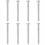 4 db fehér és sonoma tölgy színű fali polc 115 x 9 x 3 cm