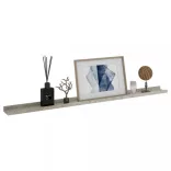 2 db betonszürke fali polc 115 x 9 x 3 cm