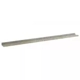 2 db betonszürke fali polc 115 x 9 x 3 cm