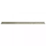 2 db betonszürke fali polc 115 x 9 x 3 cm