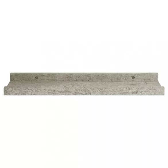 4 db betonszürke fali polc 40 x 9 x 3 cm