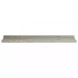 4 db betonszürke fali polc 60 x 9 x 3 cm