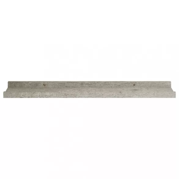 4 db betonszürke fali polc 60 x 9 x 3 cm