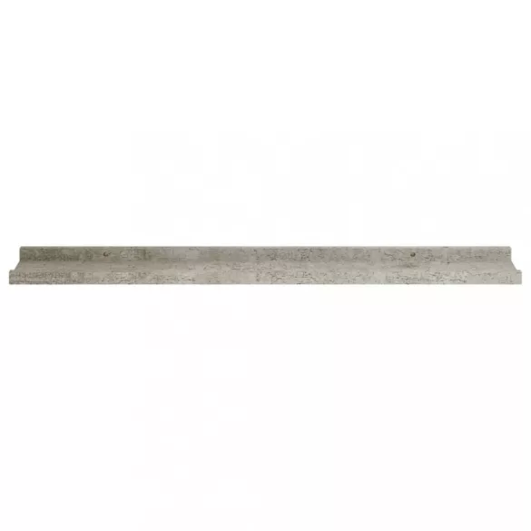 4 db betonszürke fali polc 80 x 9 x 3 cm