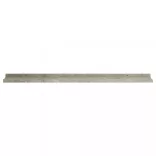 4 db betonszürke fali polc 100 x 9 x 3 cm