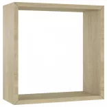 3 db sonoma tölgy fali kockapolc