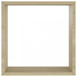 3 db sonoma tölgy fali kockapolc