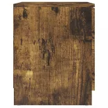 2 db füstös tölgy színű szerelt fa éjjeliszekrény 40x40x50 cm