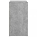 betonszürke szerelt fa cipőtároló pad 94,5 x 31 x 57 cm