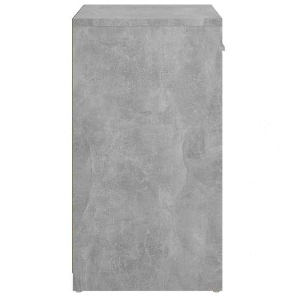 betonszürke szerelt fa cipőtároló pad 94,5 x 31 x 57 cm