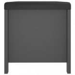 szürke szerelt fa tárolódoboz párnával 105 x 40 x 45 cm