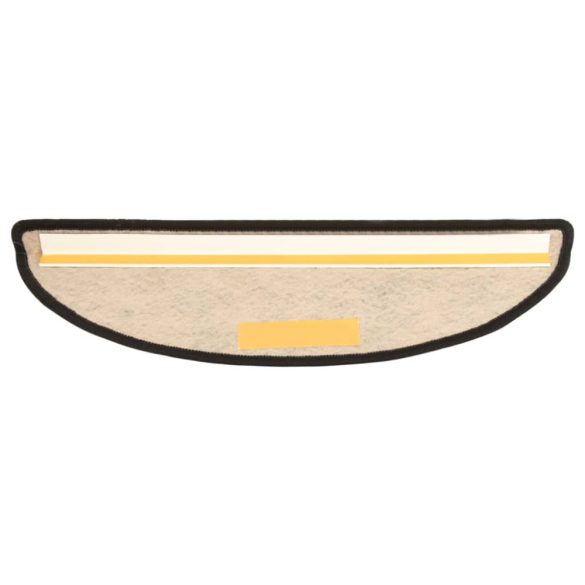 15 db szizál hatású antracitszürke lépcsőszőnyeg 56x17x3 cm