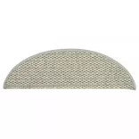 15 db szizálhatású világoszöld öntapadó lépcsőszőnyeg 56x17x3cm