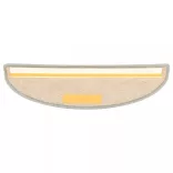 15 db szizálhatású világoszöld öntapadó lépcsőszőnyeg 56x17x3cm