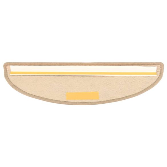 15 db szizál hatású homokszínű öntapadó lépcsőszőnyeg 56x17x3cm