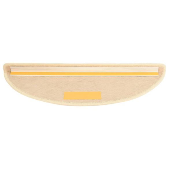 15 db szizál hatású berber öntapadó lépcsőszőnyeg 56x17x3 cm