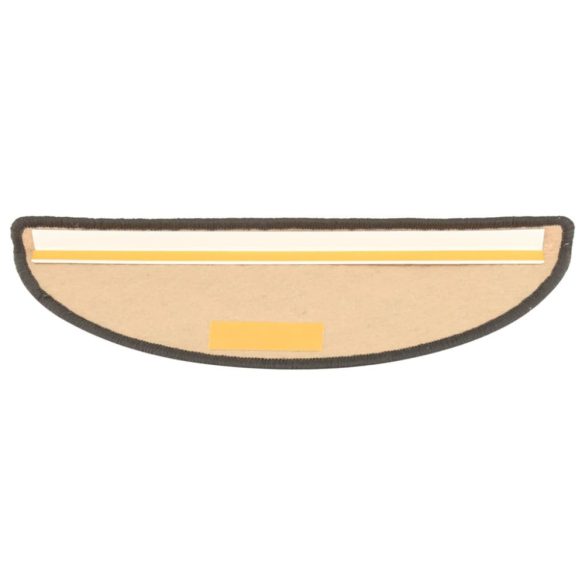 15 db szizál hatású szürke-bézs öntapadó lépcsőszőnyeg 65x21x4cm