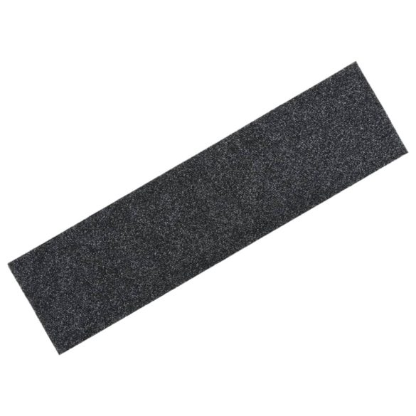 öntapadós lépcsőszőnyegek 15 db 76 x 20 cm sötétszürke téglalap alakú