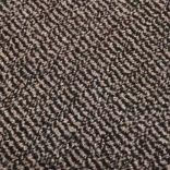 sötétbarna tűzött lábtörlő 60 x 90 cm