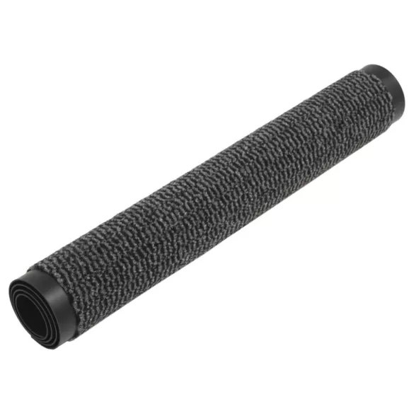 antracitszürke tűzött lábtörlő 60 x 180 cm