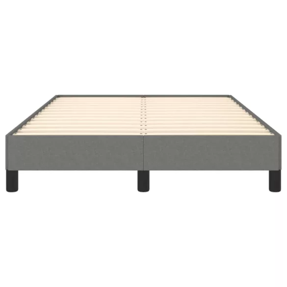 ágykeret matrac nélkül sötétszürke 120x190 cm szövet
