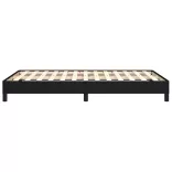 ágykeret matrac nélkül fekete 120x190 cm szövet