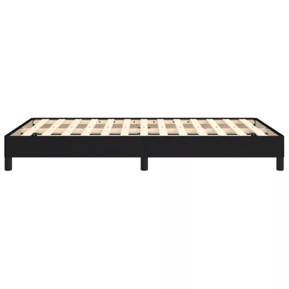 ágykeret matrac nélkül fekete 120x190 cm szövet