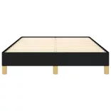 ágykeret matrac nélkül fekete 120x190 cm szövet