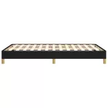 ágykeret matrac nélkül fekete 120x190 cm szövet