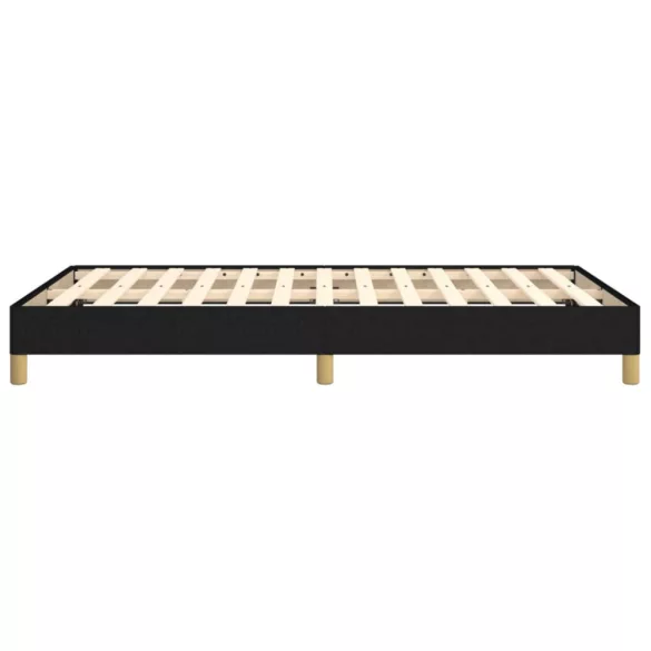 ágykeret matrac nélkül fekete 120x190 cm szövet