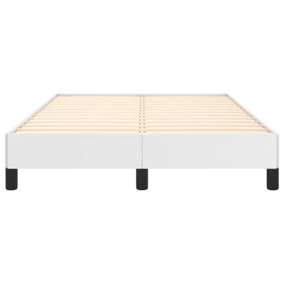 ágykeret matrac nélkül fehér 120x190 cm műbőr