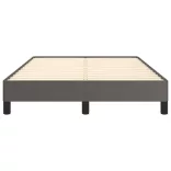 ágykeret matrac nélkül szürke 120x190 cm műbőr