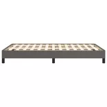 ágykeret matrac nélkül szürke 120x190 cm műbőr