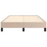 ágykeret matrac nélkül cappuccino színű 120x190 cm műbőr