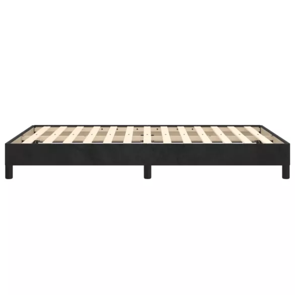 ágykeret matrac nélkül fekete 120x190 cm Velvet