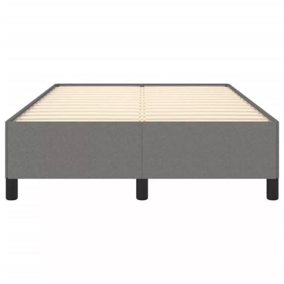 ágykeret matrac nélkül sötétszürke 120x190 cm szövet
