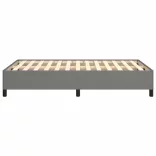 ágykeret matrac nélkül sötétszürke 120x190 cm szövet