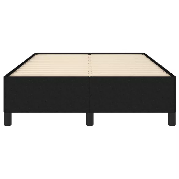 ágykeret matrac nélkül fekete 120x190 cm szövet
