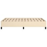 ágykeret matrac nélkül krém 120x190 cm szövet