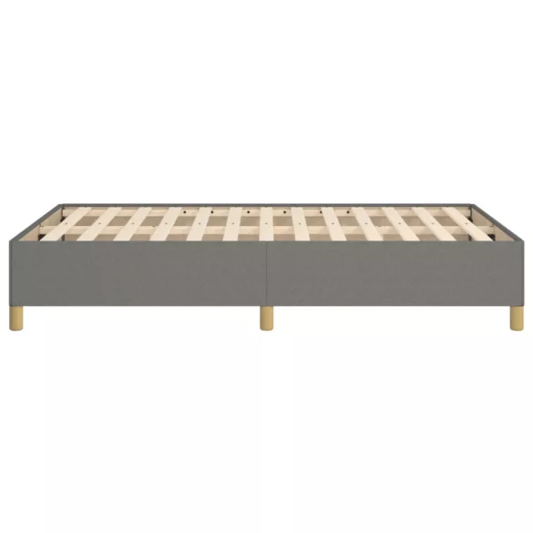 ágykeret matrac nélkül sötétszürke 120x190 cm szövet