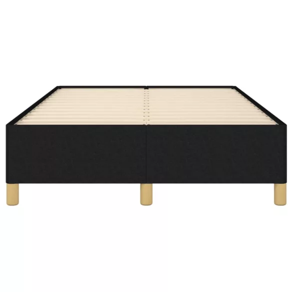 ágykeret matrac nélkül fekete 120x190 cm szövet