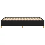 ágykeret matrac nélkül fekete 120x190 cm szövet