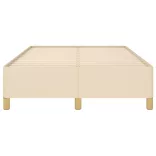 ágykeret matrac nélkül krém 120x190 cm szövet