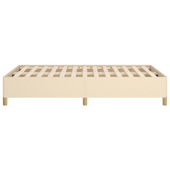 ágykeret matrac nélkül krém 120x190 cm szövet