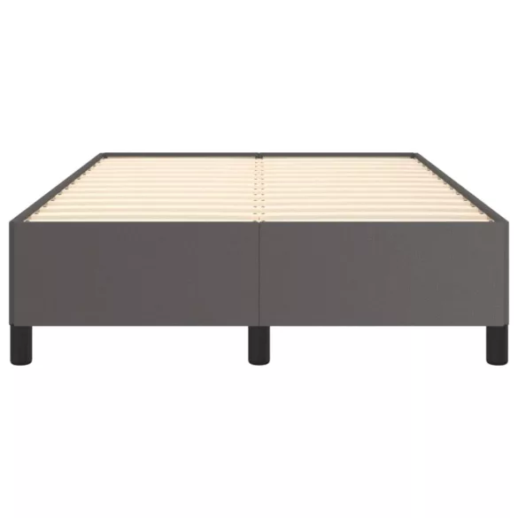 ágykeret matrac nélkül szürke 120x190 cm műbőr