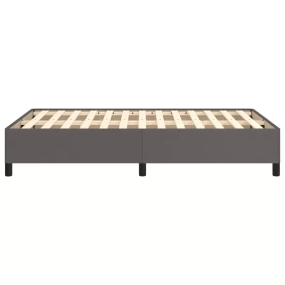 ágykeret matrac nélkül szürke 120x190 cm műbőr