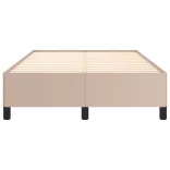 ágykeret matrac nélkül cappuccino színű 120x190 cm műbőr