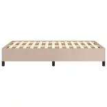 ágykeret matrac nélkül cappuccino színű 120x190 cm műbőr